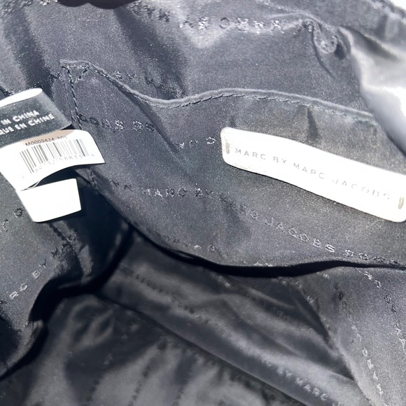 Marc by Marc Jacobs Gray Leather Shoulder Bag Crossbody Hobo Designer Purse - Picture 8 of 12